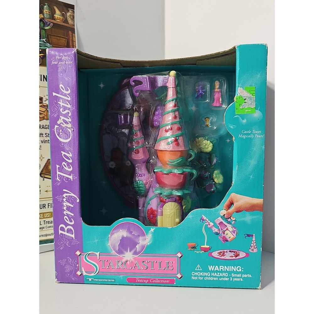 Trendmasters Starcastles Straw Berry Grape Fruit Tea Castle Polly Pocket New NIB